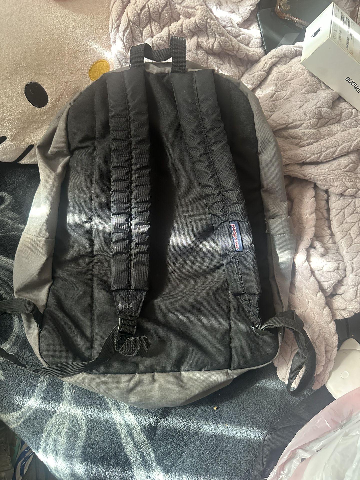 Grey Jansport Backpack