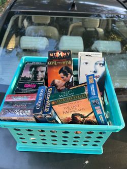 VHS tapes (80’s, 90’s, 2000’s)