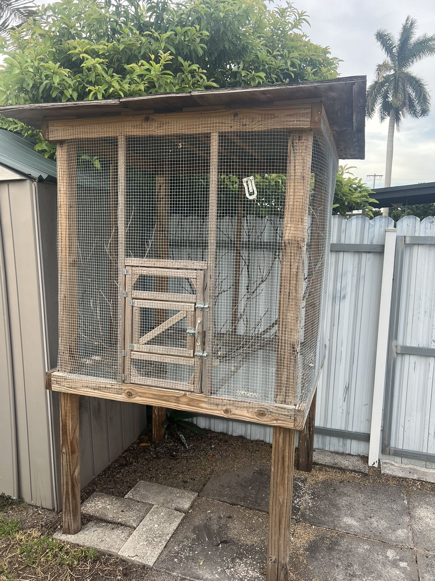 Large Outdoor Wooden Bird Cage / Aviary