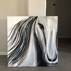 Newly Painted abstract horse