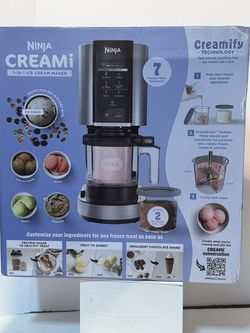 NEW Sealed Ninja CREAMi 7-in-1 Silver Ice Cream Maker NC301
