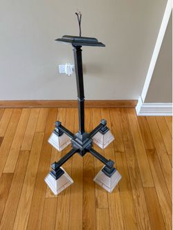 Bronze chandelier with 4 shades
