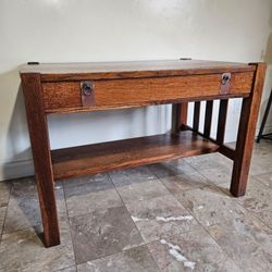 Vintage Oak Desk/Entry Table