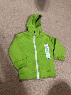BRAND NEW: Kids Corner zip up fleece in size 9 Months