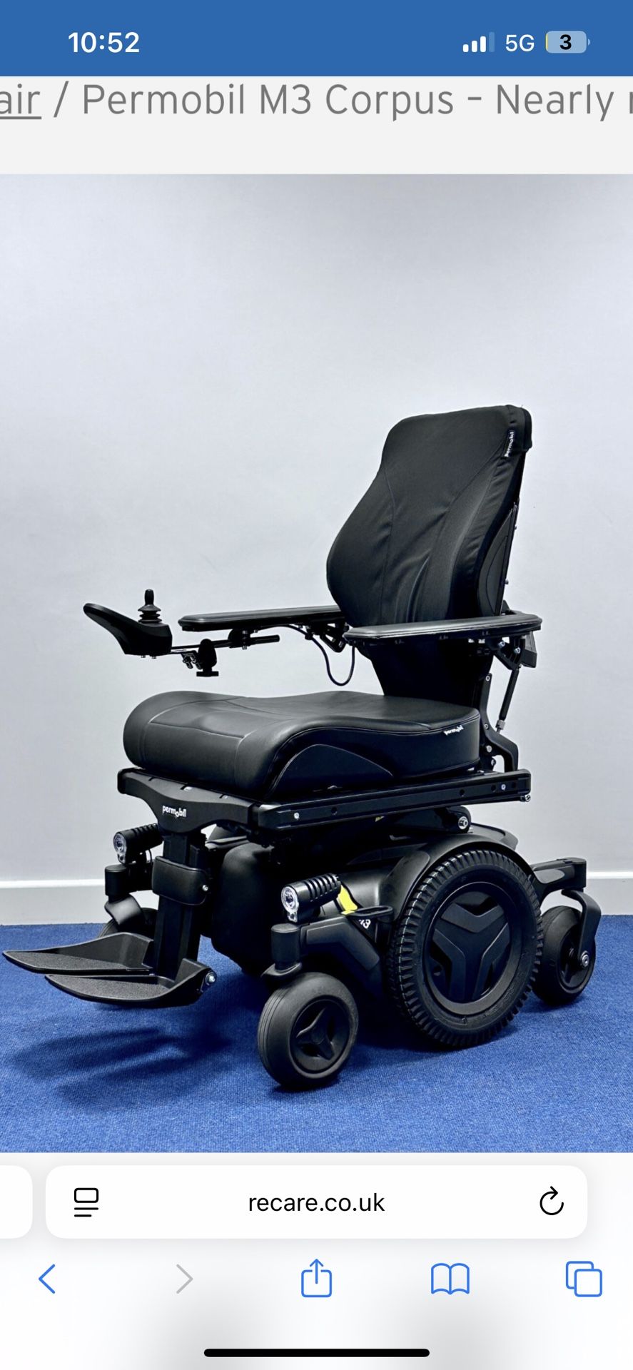 Permobile M3 Electric Wheelchair High End $400 OBO