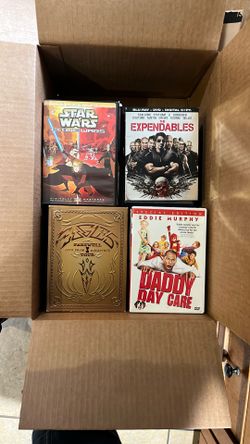 2 Boxes Full If Blu-ray And DVDs Some Sealed 100