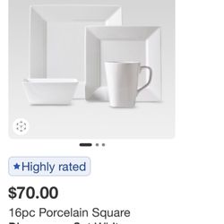 Dishes : 6 settings Porcelain new in boxes  