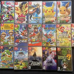 Nintendo Switch Games-Mario Pokémon Zelda