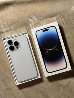 IPhone 14 Pro 128gb Silver✅. Carrier locked