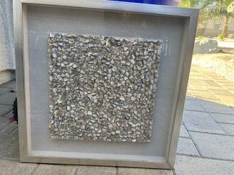 Seashell Picture Frame Art