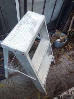 Aluminum 2-Step Folding Step Ladder