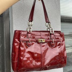 NEW Red Coach bag 