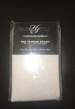 Set of two pillow cases