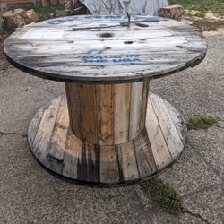 Giant Wood Reel.