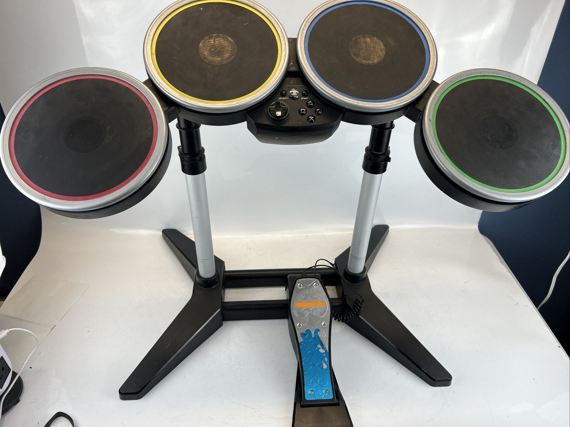 Rock Band Harmonix Model PSDMS2 PS2 PS3 PS4 Wireless Drum Set w/ Pedal
