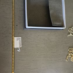 Gold Over Silver Miami Cuban Bracelet 