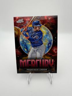 Francisco Lindor Topps Chrome Mercury Insert Card