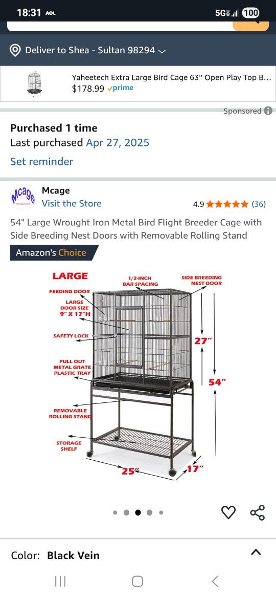 Small Animal Cage