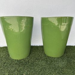 Large Ceramic Pots (2 Available) 