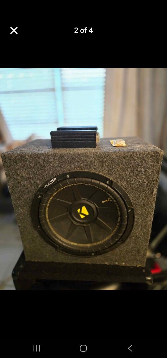 10in Kicker With Amp