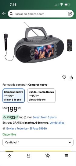 BOOMBOX WITH TV