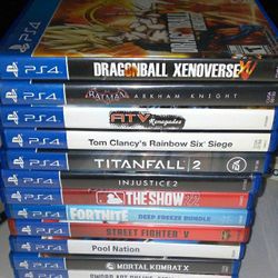 Nintendo switch Games & PS4/PS3 Games & each different Price No Bundles, lmk which items you're interested in 