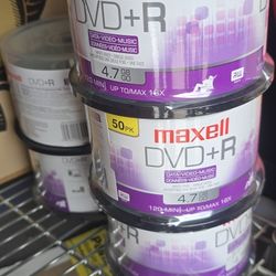 Maxwell DVD+R Blank Discs - 4 Packs Plus 1 Free