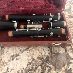 Vintage Jean Baptiste Clarinet With Case 