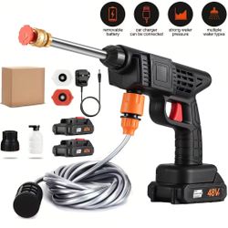 Cordless Portable Pressure Washer – Rechargeable Power Washer