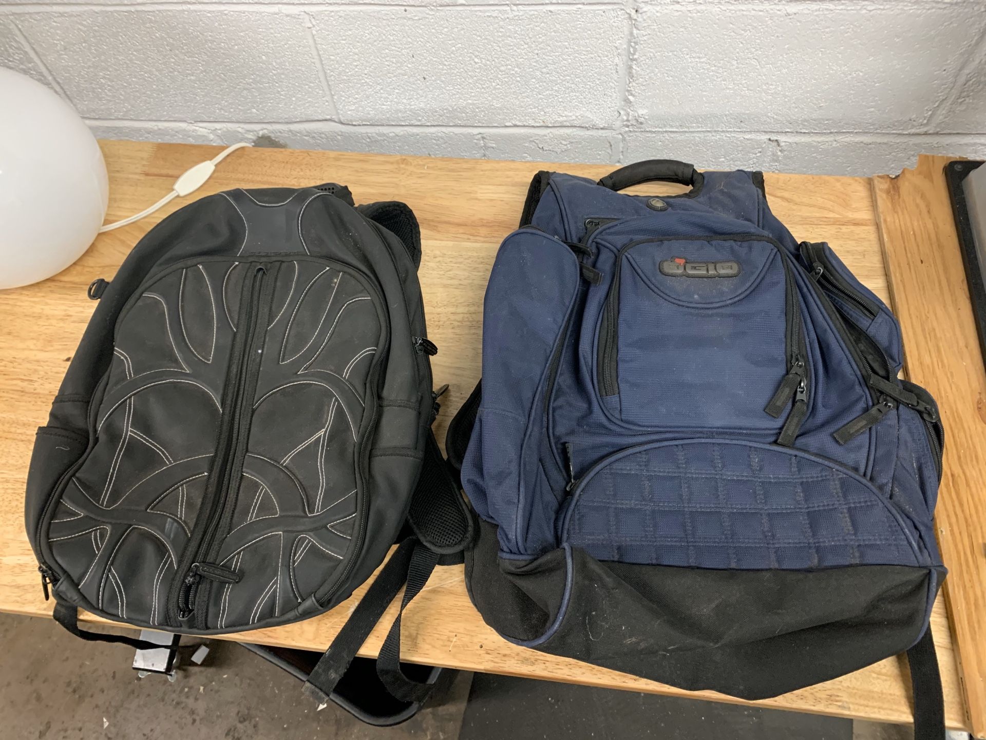 Two backpacks