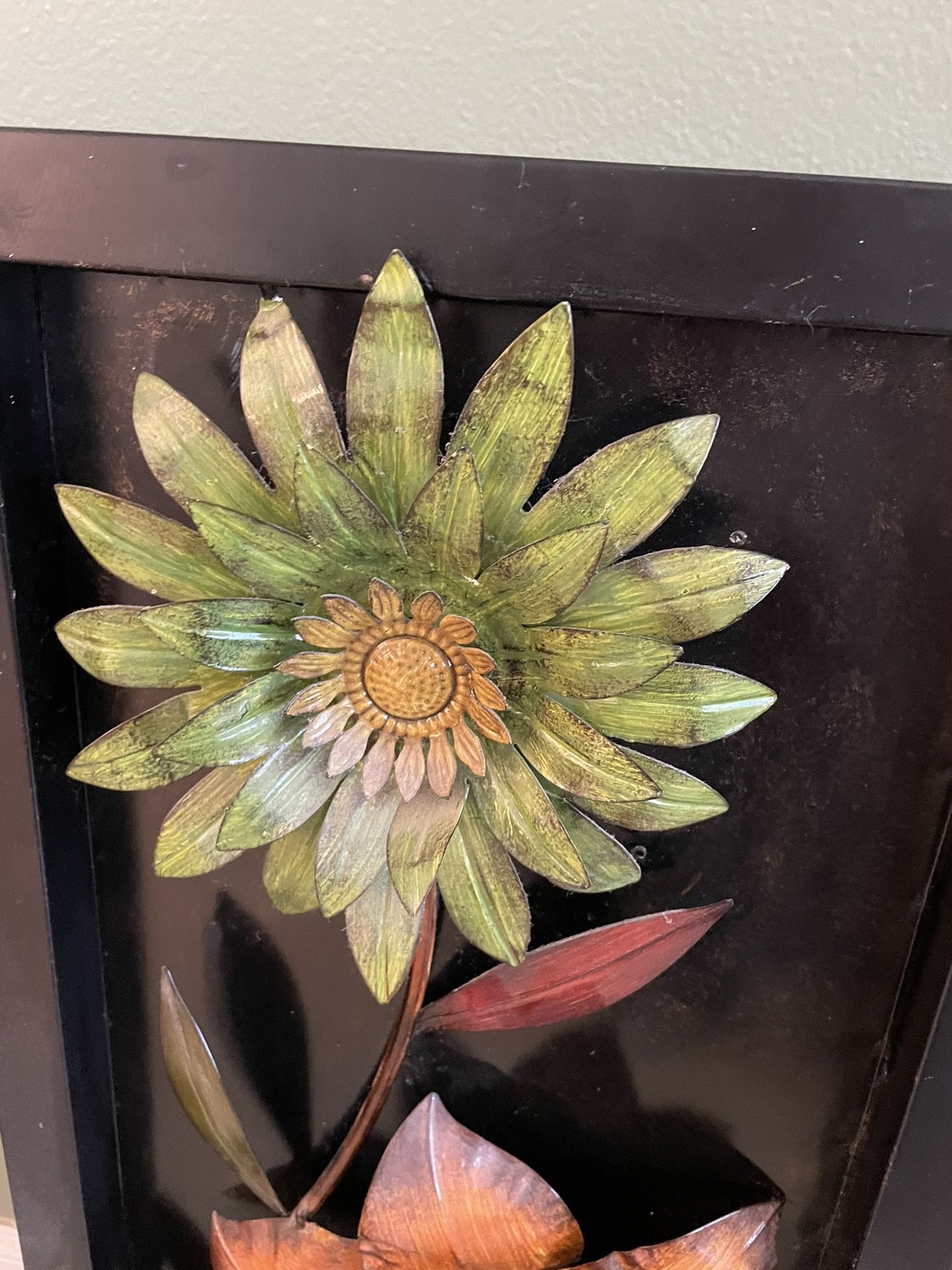 Set Of 3 Floral Wall Panels