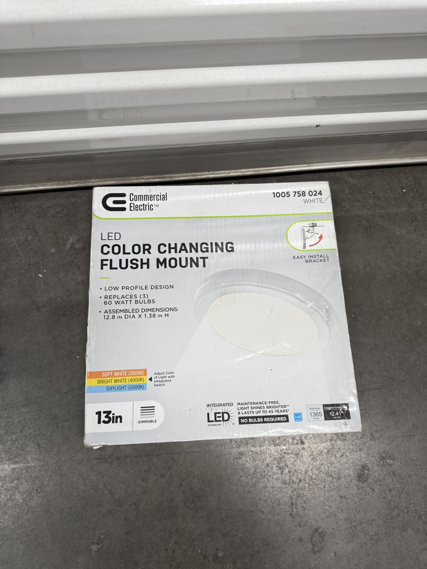 New LED Hard Wired Light Fixture