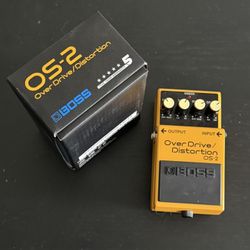BOSS OS-2 Overdrive/Distortion Guitar Effects Pedal