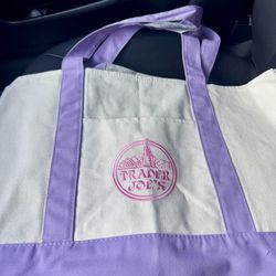 Trader Joe’s large purple tote