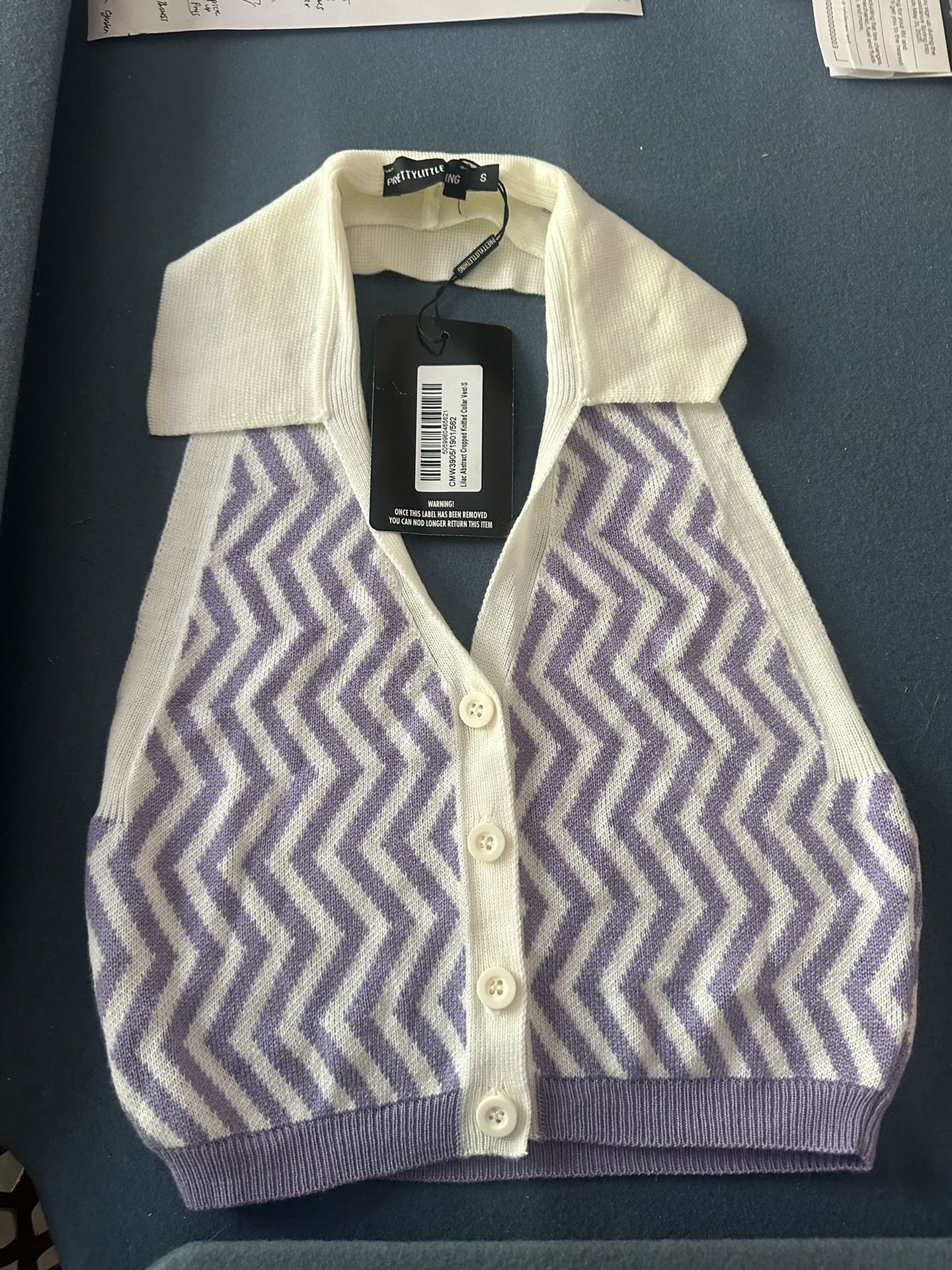Pretty little liars new lilac sweater vest halter top