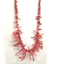 Gold Filled Branch Coral Necklace 8771