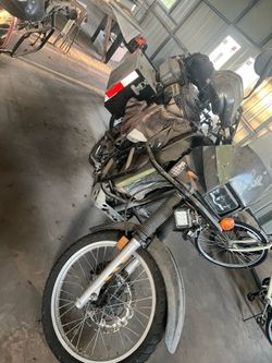 2 KLR 650 plus side car and side car mounts