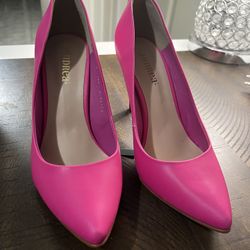 Hot pink heels