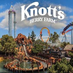 Knotts Tickets/soak City 1 Park Only