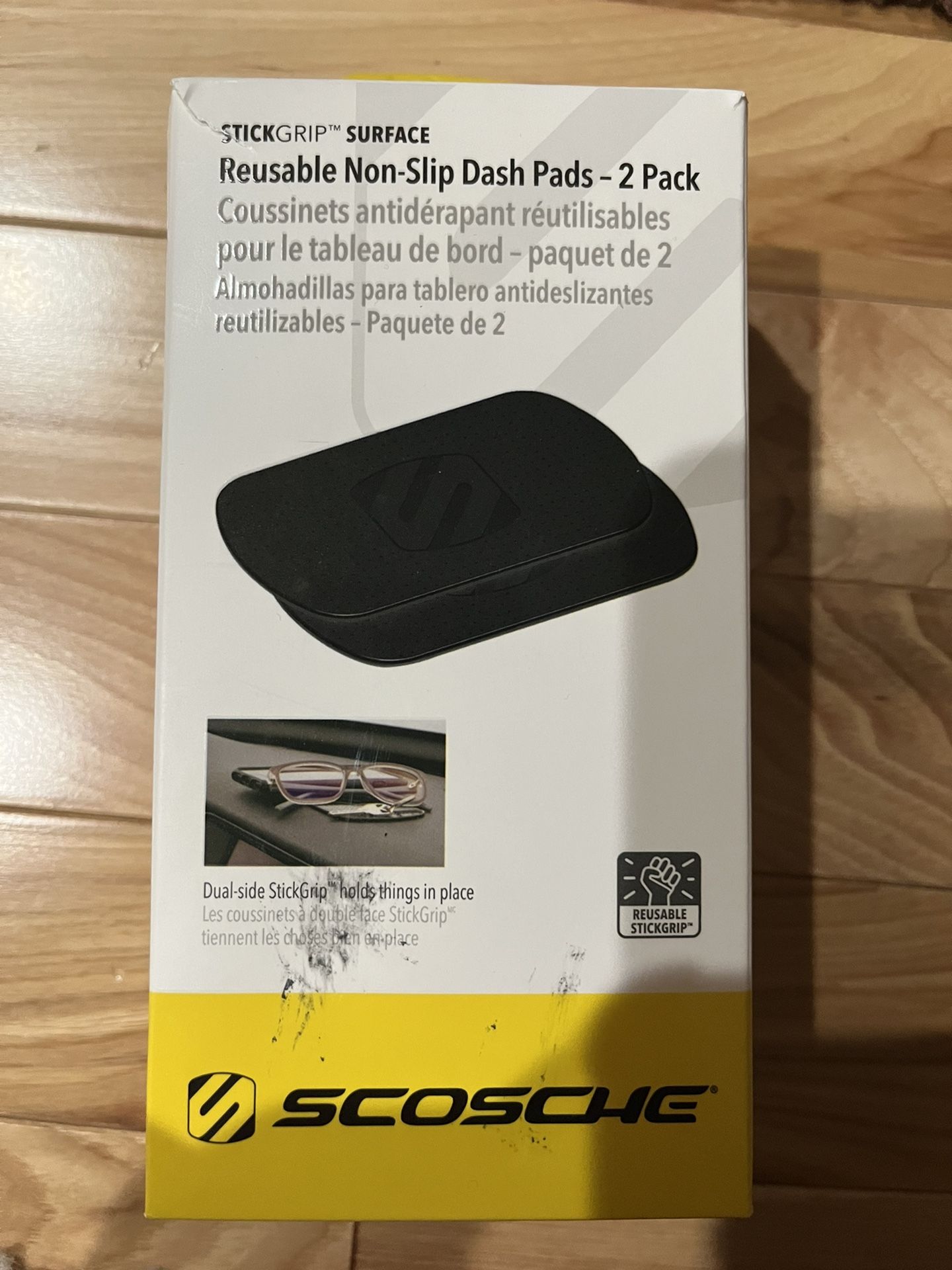 Reusable Non-Slip Dash Pads - 2 Pack