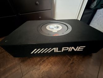 Alpine 12” Down firing Subwoofer
