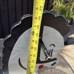 Wood w rocking horse for decoration or use in Oak Cliff?