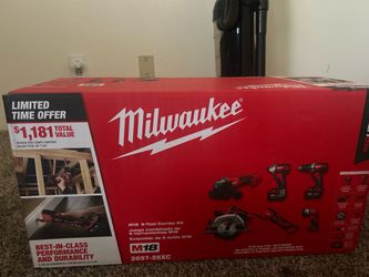 Milwaukee 6 piece combo kit