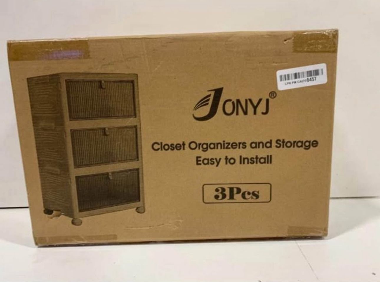 JonyJ 3 Tier Closet Storage
