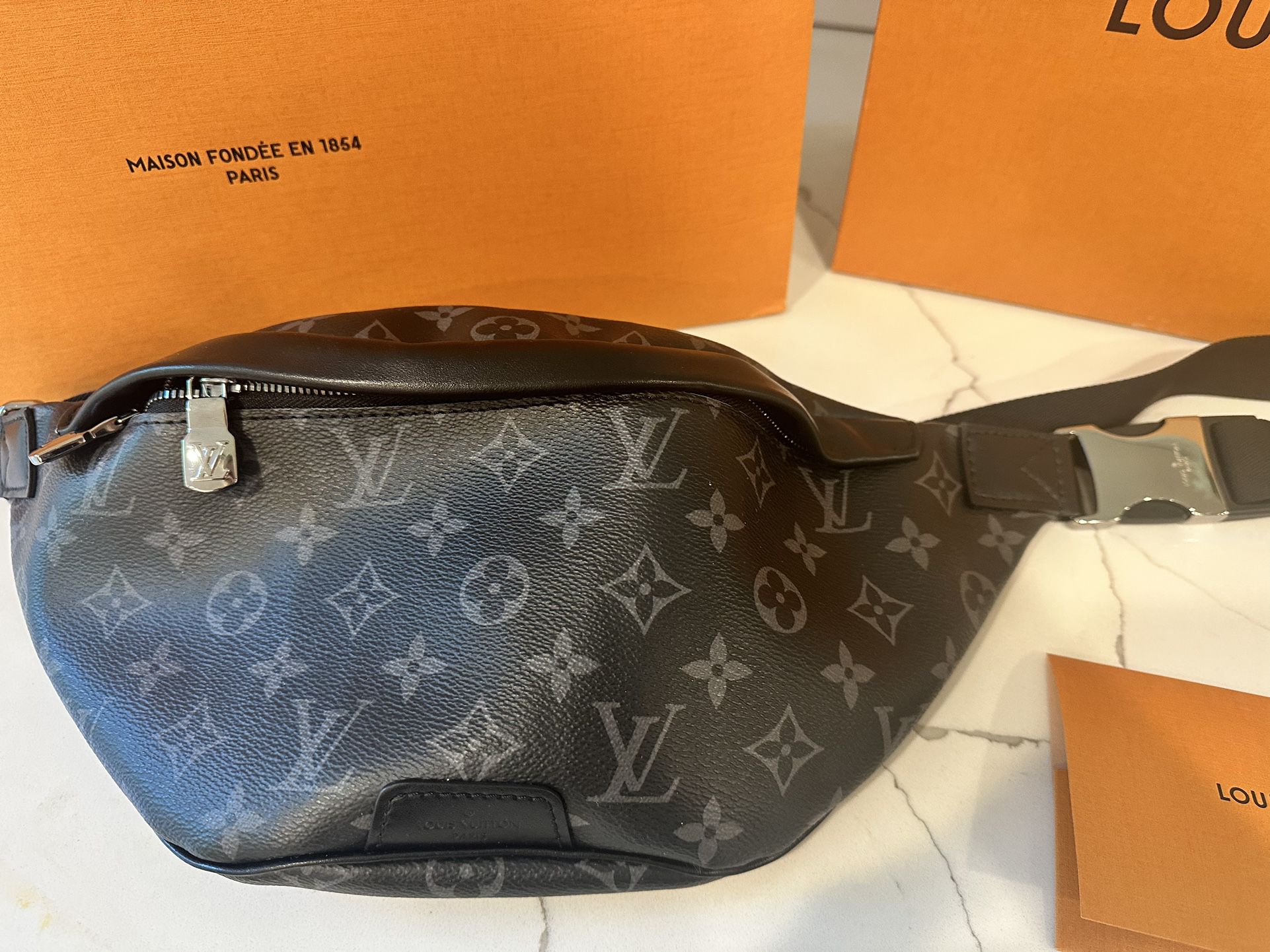 Louis Vuitton black monogram Bum bag