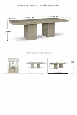 Dining room tables & 8 chairs