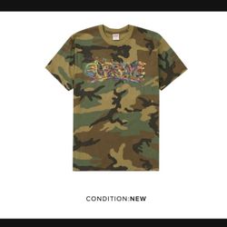 Supreme Camo T Shirt