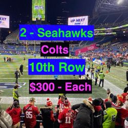 Seahawks Colts Tickets 