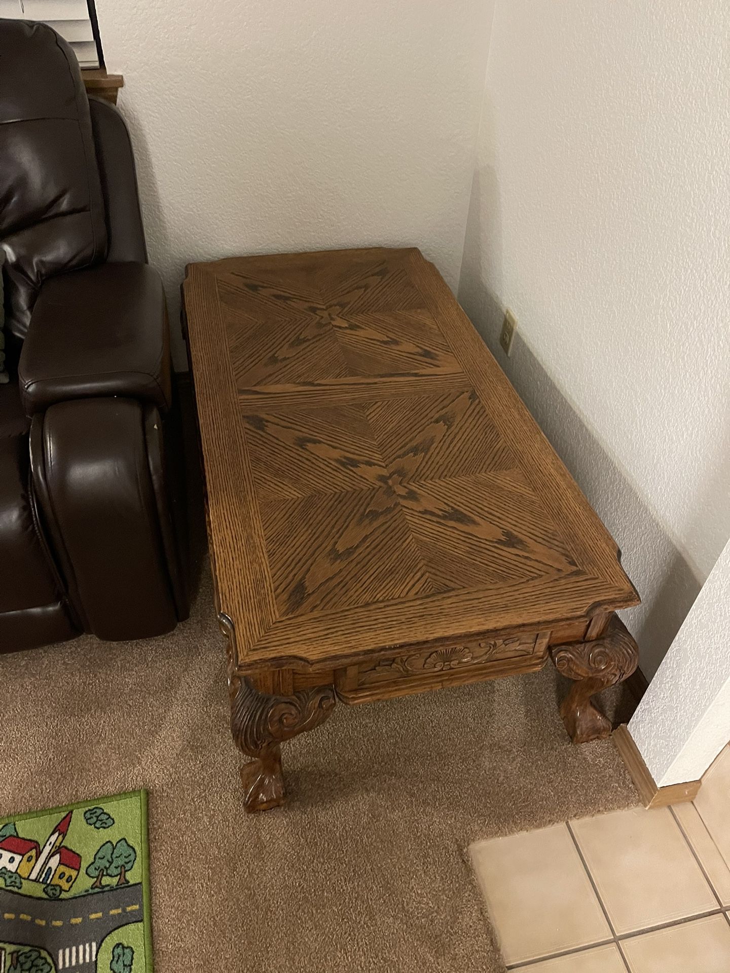 Solid Wood Coffee Table