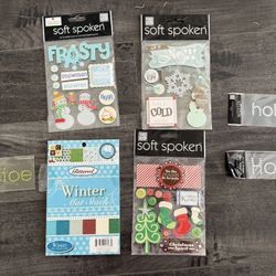 Vintage Holiday Christmas Scrapbooking Items  21 Of 48 Cardstock $25